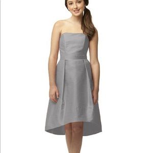 Dessy Girls Bridesmaid dress Gray Sz 10